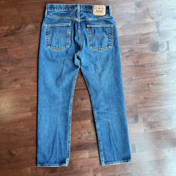 Levi's 501 Blue Jeans - Size 32 x 30 - Y2K - Mexico - Picture 2 of 10
